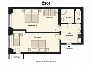 Apartment in Zizkov -301- - Prag - 5