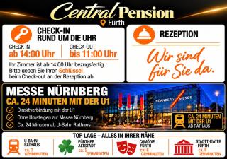 Pension Central Nuernberg-Fuerth - 8