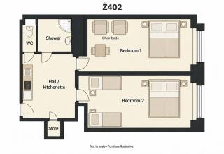 Flat in Zizkov -402- - Prague - 5