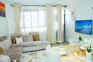 1 Bedroom Furnished Apartment with Balcony and Airport Views - 0