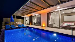 Kördere 2 bedroom secluded villa with private pool hot tub - 3