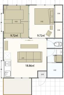 Nakama Condo 2-301 2ベッドルーム アパートメント - 9