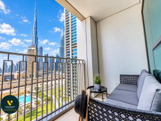 Vogue Vacation Homes, Downtown Views II with Easy Access to Dubai Mall Via a Climate Controlled Bridge, Two Bedroom Apartment with Balcony and Burj Khalifa View - 0