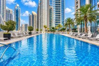 Vogue Vacation Homes, Downtown Forte near Dubai Mall and Burj Khalifa, Two-Bedroom Apartment with Balcony and City View, full access to all amenities - 0