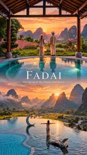 FADAI Hot Spring & Sky Infinity Pool Mountain Resort Yangshuo - The Art of Doing Nothing - BANSHANYOU Sky Cafe & Yoga Experience - English Speaking Team - 0