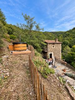 Mas Cévenol, bain nordique, piscine, vue nature - 0