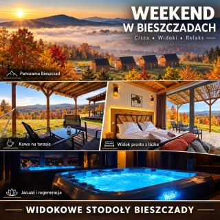 Widokowe Stodoły Bieszczady-domy jacuzzi i widokiem połonin - 9
