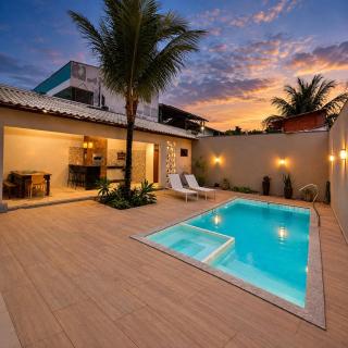 Casa com 4 Quartos climatizados alto padrão lazer com Piscina e Ofurô aquecido - 0