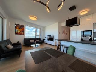City view from 30. floor, parking price included - 2