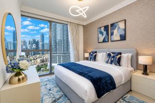 Vogue Vacation Homes, Downtown Boulevard Point near Burj Khalifa and Dubai Mall, One Bedroom Apartment with Burj Khalifa view from the Balcony and Access to all Amenities - 7
