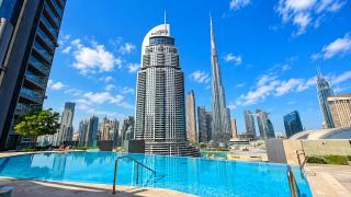Vogue Vacation Homes, Downtown Boulevard Point near Burj Khalifa and Dubai Mall, One Bedroom Apartment with Burj Khalifa view from the Balcony and Access to all Amenities - 0