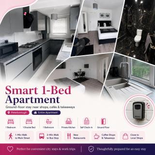 Smart 1-Bed Apartment - Self Check-In - 0