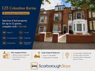 Scarborough Stays - Luxury Townhouse Ideal for large groups - HOT TUB - 3
