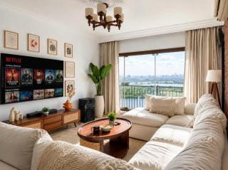 The Nile Horizon Luxury Duplex w Panoramic View - Cairo - 9