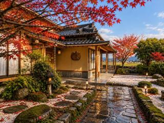 1組限定本物の日本庭園のある一棟貸の宿 - 0