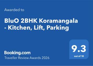 BluO 2BHK Koramangala - Kitchen, Lift, Parking - 7