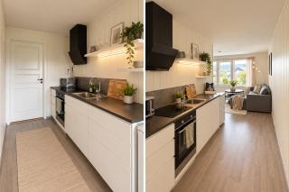 Modern Apartment with Sea View and Free Parking Northern lights and Reeinders at kvaløya - 7