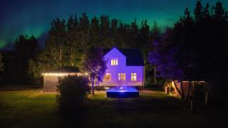 Prestssetrið - Luxury Lodge near Akureyri with large hot tub - 0
