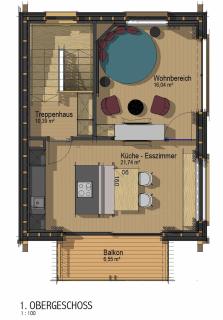 Chalet White Diamond mit Sauna - 9