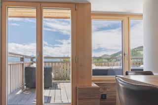 Appart chalet vieux bois, vue Alpes, centre de Villars - 8