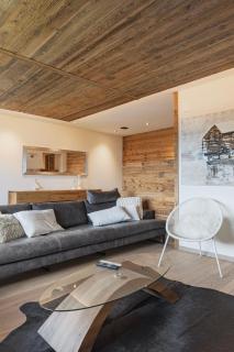 Appart chalet vieux bois, vue Alpes, centre de Villars - 6