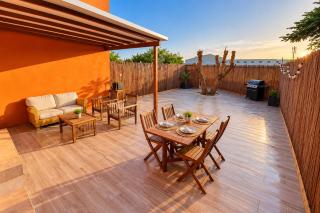 Romántico apartamento, piscina y BBQ en Playa La Tejita - 0
