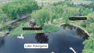 300 ft lakefront Sauna Hot tub 2 treehouses Firepits 10 private acres - 5