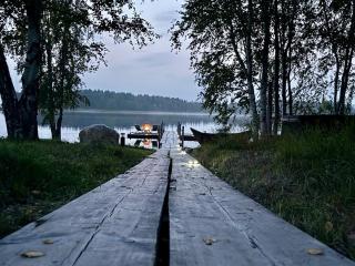 Upea Villa Lapin Kulta hirsihuvila Inarijärven rannalla - Inari - 2