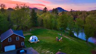 Dome ! Sweet Dome ! Vermont lakefront Hot tub & gameroom - 0