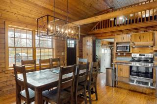 Modern Log Cabin with Vineyard Views - 1