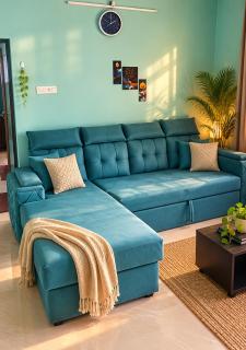 1 Bhk luxurious Spacious Stay Nr Benalium beach With 3 Balconies and Reserve Parking with Private Entry - 8