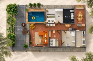 Plunge Pool Villa, Hua Hin, Sleeps 6 - 5