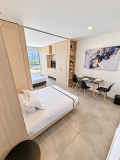 Apartaestudio Salguero Suites con 2 camas en Playa Salguero - 9