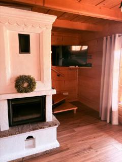 Góralski Domek Łopatówka z kominkiem i Banią - Jacuzzi! - 7