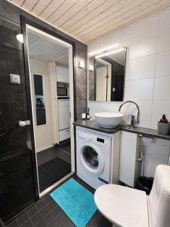 Pronssi Villa, Vuokatin ytimessä sisältyy Ilmainen pysäköinti, Sauna, etu terassi ja piha alue, Wi-Fi, SmartTV - 4
