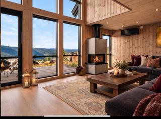 Gausta Mountain Family Cabin, Ski in Ski out and Panoramic View - 0