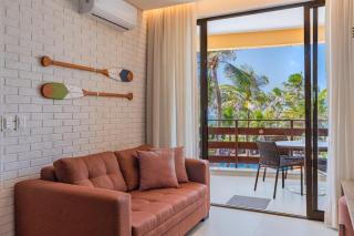 Apartamento FRENTE MAR e PÉ NA AREIA em Resort ao lado do Parque Aquático - 3