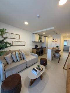 Bello y Cómodo Apartamento con camas Twin individuales con Parking - 8