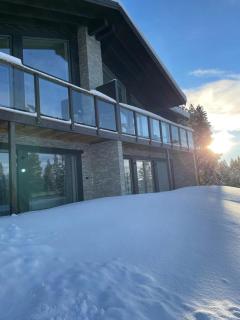 Black timber lodge - 1