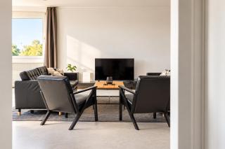 LP-Apartments Penthouse 232QM, 12 Personen, Parkplatz , Terrasse, Küche 25min bis Düsseldorf Messe - 5
