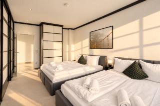 LP-Apartments Penthouse 232QM, 12 Personen, Parkplatz , Terrasse, Küche 25min bis Düsseldorf Messe - 3