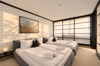 LP-Apartments Penthouse 232QM, 12 Personen, Parkplatz , Terrasse, Küche 25min bis Düsseldorf Messe - 6