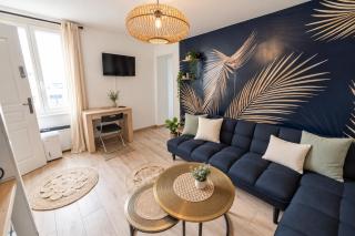 Appart 6 personnes Parking Commerces plage 10 min Honfleur - Honfleur - 7