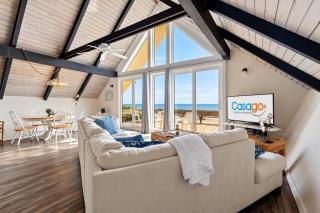 A-frame beach house steps from the ocean with deck & central AC - Ponte Vedra Beach - 7