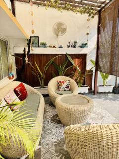Cozy 1BHKVilla with Pvt Lawn & Outdoor Lounge - 8