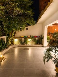 Cozy 1BHKVilla with Pvt Lawn & Outdoor Lounge - 1