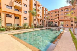 1BR - 2 min de Gueliz , Pool , Balcony & Parking & 24h j7 security - 9