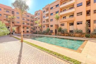 1BR - 2 min de Gueliz , Pool , Balcony & Parking & 24h j7 security - 8