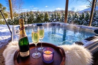 Luminous Waterfront Cottage Ski+Hottub+Fireplace+Fondue+Foosball near Tremblant - 0
