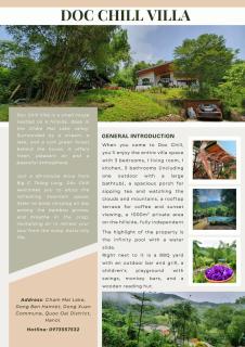 Doc Chill- Private villa 3BR- near Hanoi with Moutaint view and Infinity Pool - 2